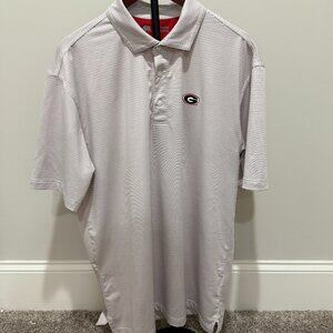 Onward Reserve Men's Performance Polo - Georgia Bulldogs (White/Red/Black)